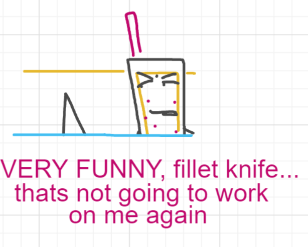 A panel from Running Duos, episode four of the Board Boards object show by Furretwalk/WalkingFurret.